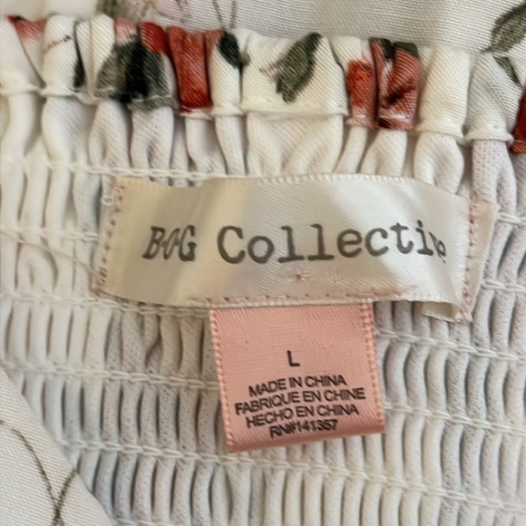 B.O.G. Collective | Floral midi dress Ruffle corset Romantic Women’s size L - Picture 7 of 9